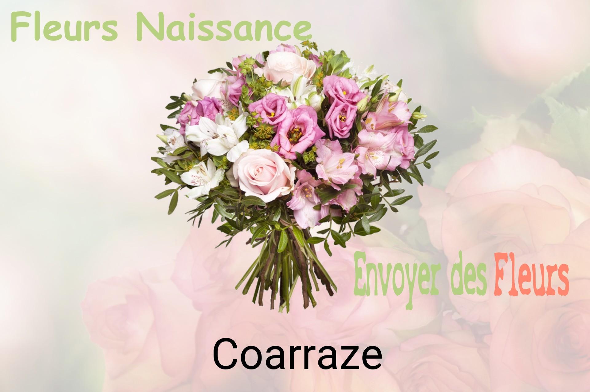 Bouquet de fleurs de naissance livré à Coarraze